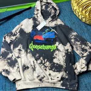 Urban Outfitters x Goosebumps Horror Land Tie Dye Hoodie Men's Size Small NWT
